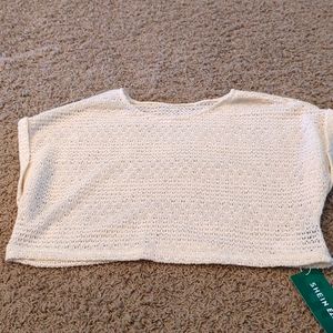 Shein bnwt knit crop top